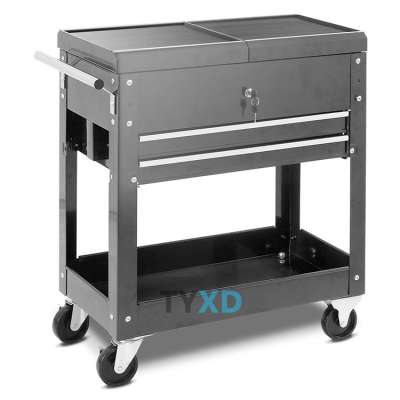 Three Tray Rolling Tool Cart Storage Toolbox Organazer W/DRAWER  Rolling Tool Cart