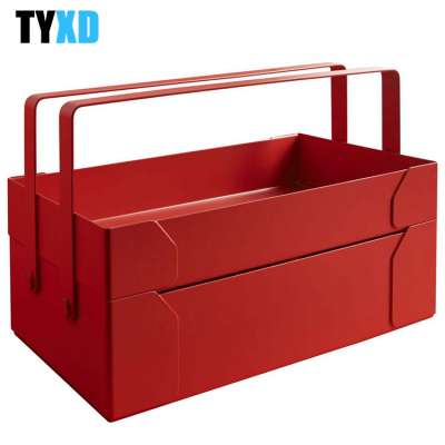 Trays Mechanic Garage Steel Cantilever Tool Box Red Steel Toolbox